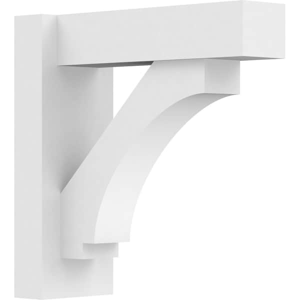 Ekena Millwork Imperial Architectural Grade PVC Outlooker with Block Ends, 5"W X 14"D X 14"H OUTP05X14X14IMP05 - main